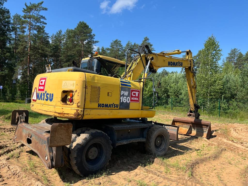 Komatsu PW 160-7 - Ekskavator me goma: foto 3 Komatsu PW 160-7 - Ekskavator me goma: foto 3