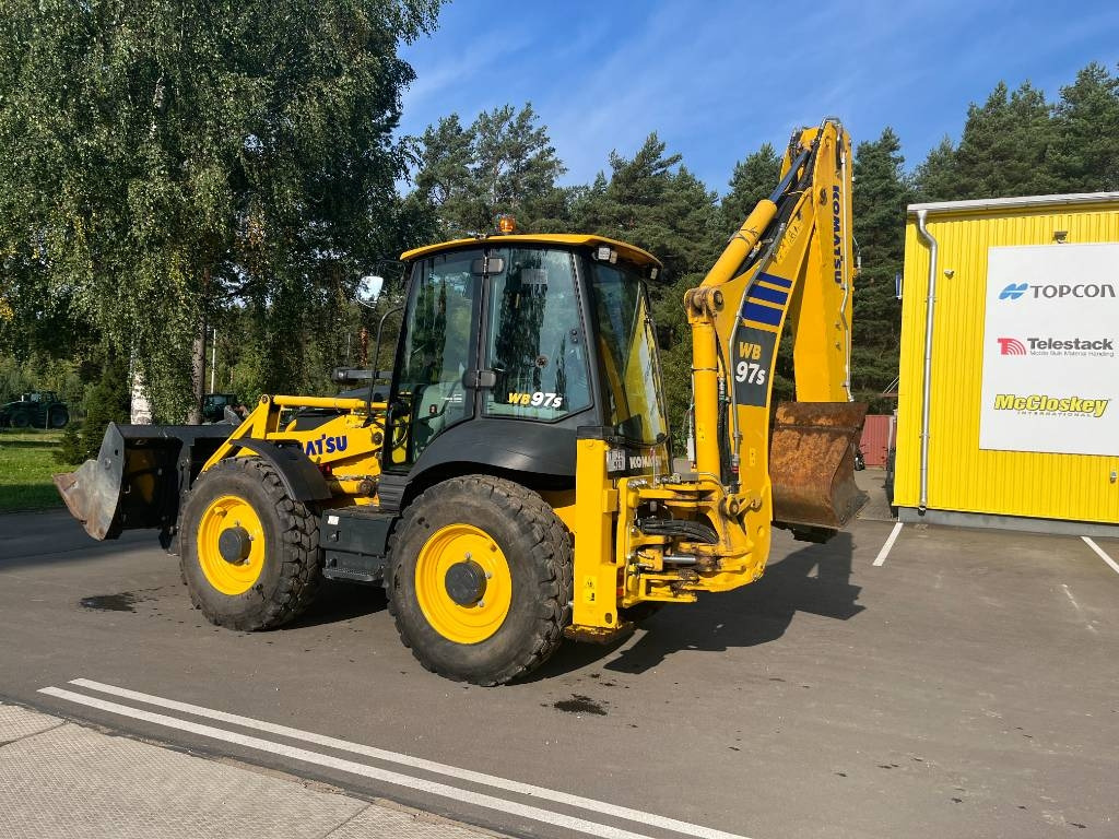 Komatsu WB 97 S-8 - Fadromë me shkarkim nga prapa: foto 2 Komatsu WB 97 S-8 - Fadromë me shkarkim nga prapa: foto 2