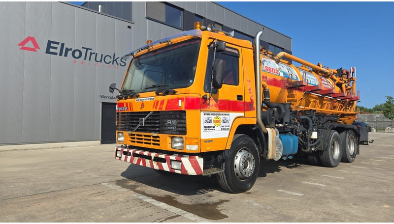 Volvo FL 10 - 320 (10500L + 1500L / 10 TYRES FULL STEEL / HIGH PRESSURE + VACUUM / POMPE MANUELLE / MANUAL PUMP) - Kamion me vakuum: foto 1 Volvo FL 10 - 320 (10500L + 1500L / 10 TYRES FULL STEEL / HIGH PRESSURE + VACUUM / POMPE MANUELLE / MANUAL PUMP) - Kamion me vakuum: foto 1