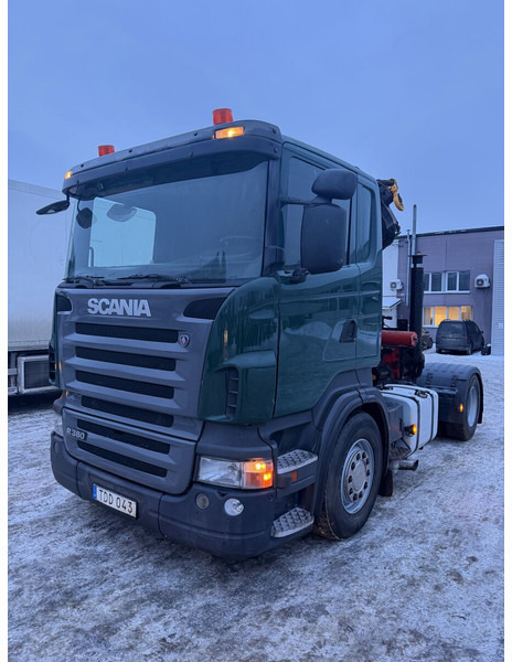 Scania R380 - Kamion vetëngarkues, Kamion me vinç: foto 1 Scania R380 - Kamion vetëngarkues, Kamion me vinç: foto 1