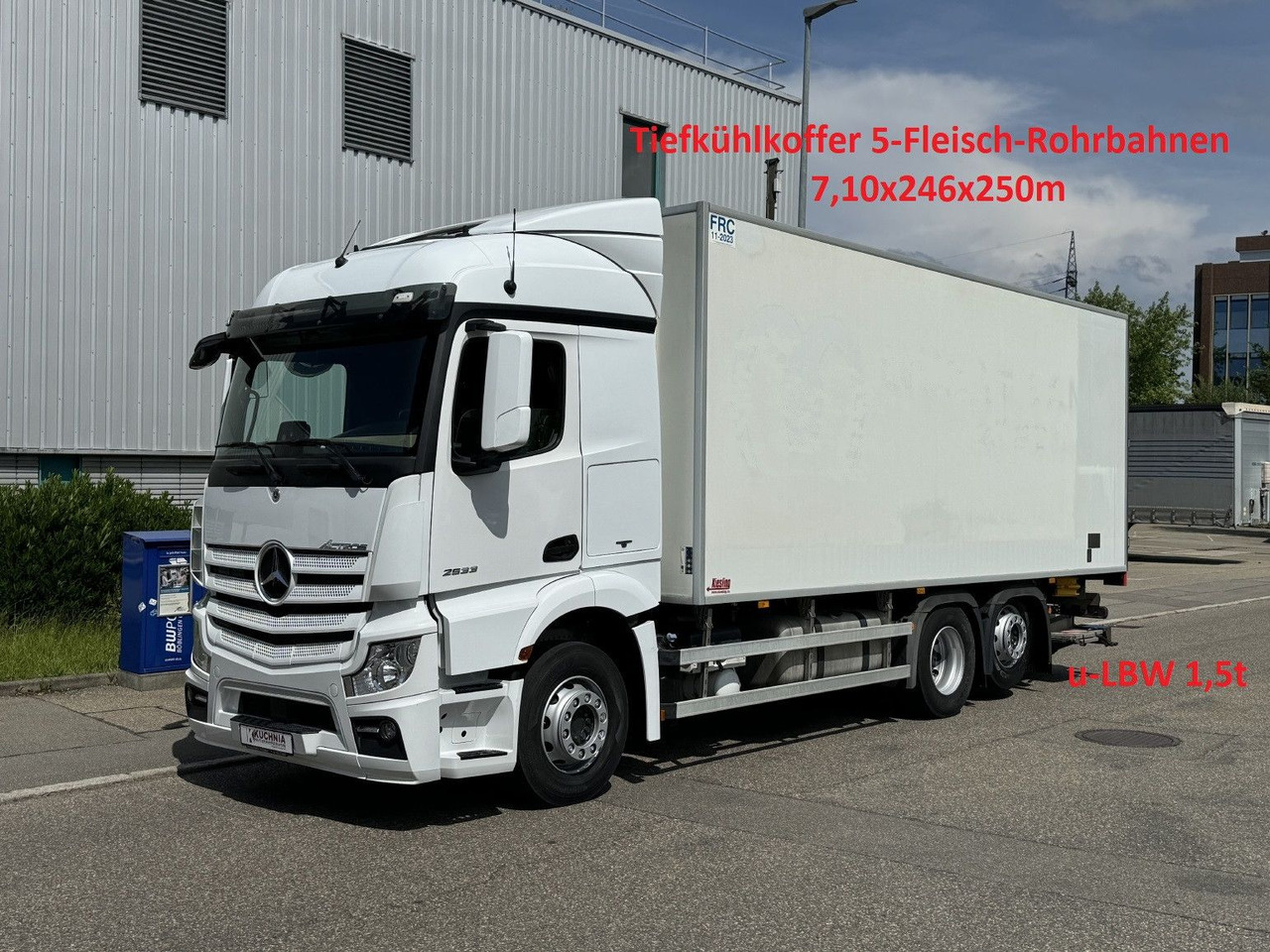 Mercedes-Benz Actros 2533L Tiefkühl 5-Fleisch-Rohrbahnen TKing - Kamion frigorifer: foto 1 Mercedes-Benz Actros 2533L Tiefkühl 5-Fleisch-Rohrbahnen TKing - Kamion frigorifer: foto 1