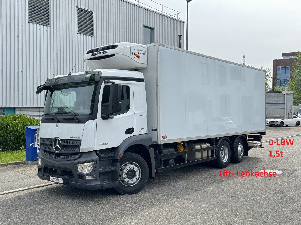 Mercedes-Benz Antos 2533L Kühlkoffer TK T-800R Lenkachse TOP - Kamion frigorifer: foto 1 Mercedes-Benz Antos 2533L Kühlkoffer TK T-800R Lenkachse TOP - Kamion frigorifer: foto 1