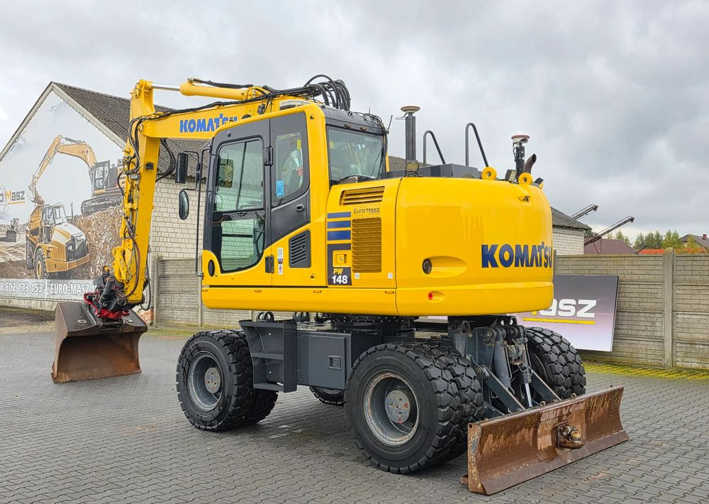 Komatsu PW 148-10, 2016 ROK, SYSTEM LEICA 3D - Ekskavator me goma: foto 3 Komatsu PW 148-10, 2016 ROK, SYSTEM LEICA 3D - Ekskavator me goma: foto 3