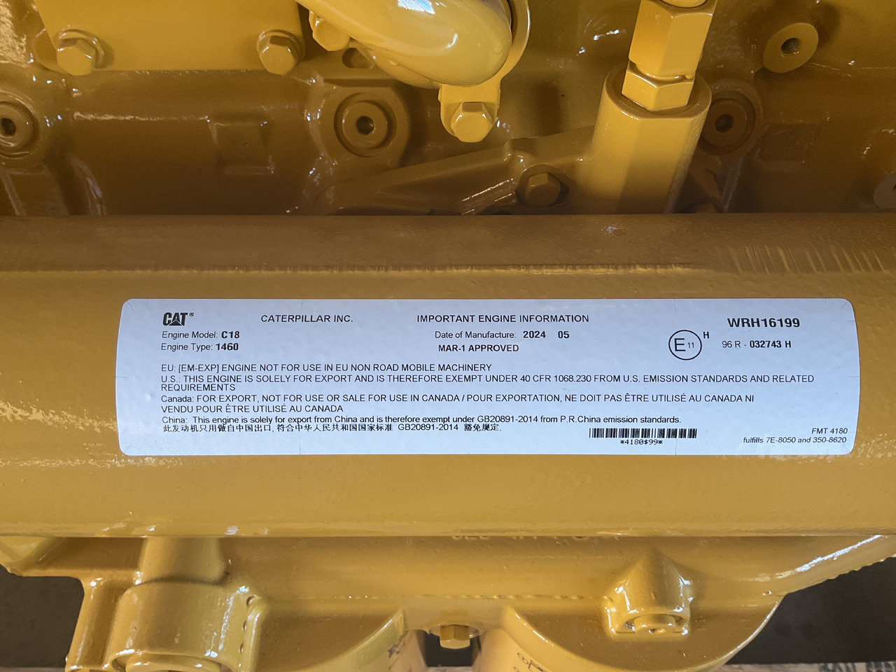 Motori Caterpillar C18  (1): foto 9