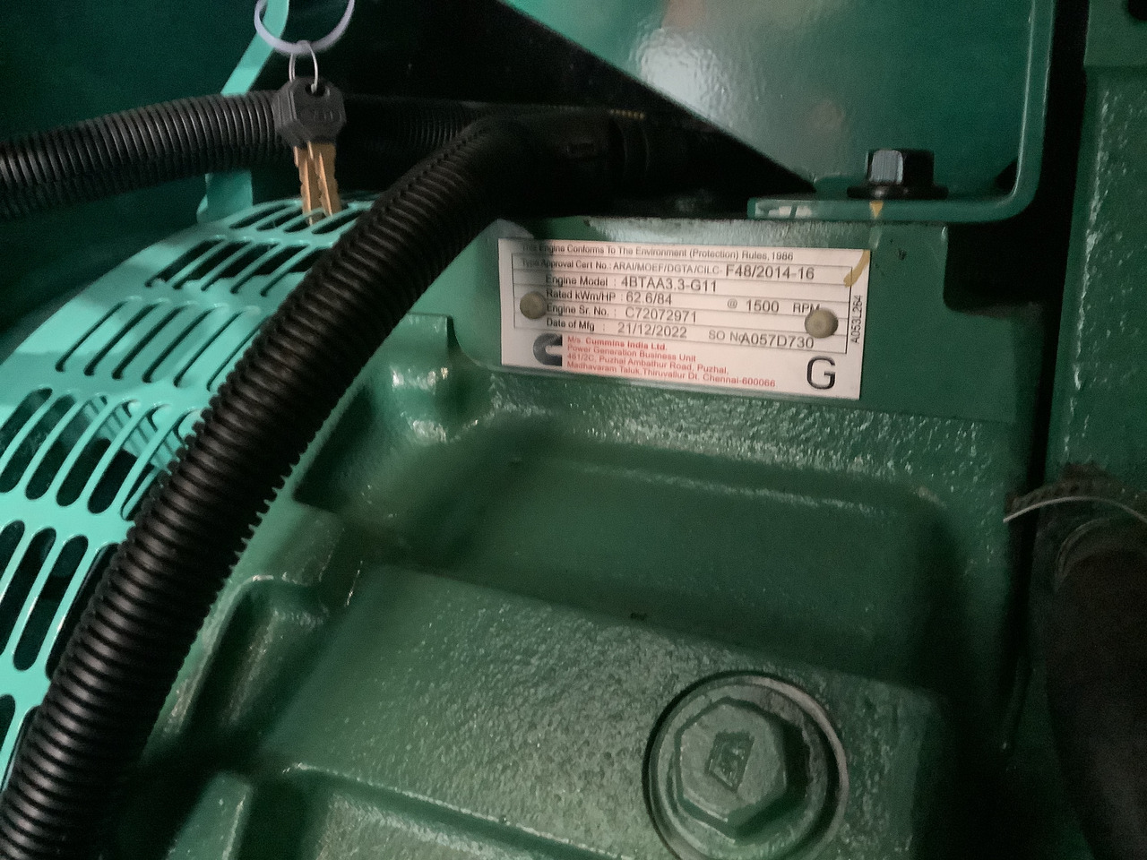 Cummins 62.5 KVA Brand new - Set gjeneratori: foto 5 Cummins 62.5 KVA Brand new - Set gjeneratori: foto 5