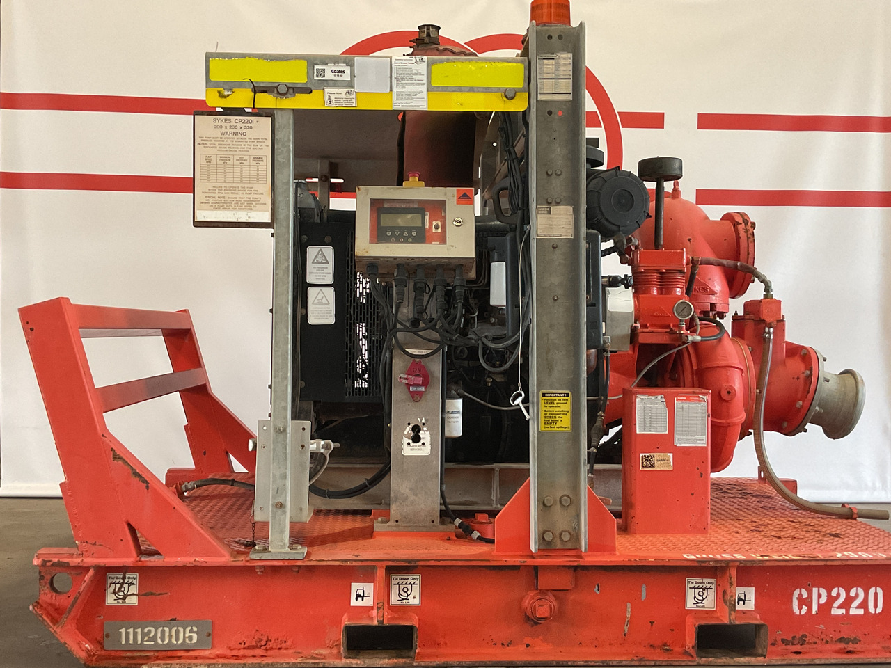 Sykes CP220i water pump, very complete. Perkins powered water pump. - Pompë uji: foto 1 Sykes CP220i water pump, very complete. Perkins powered water pump. - Pompë uji: foto 1
