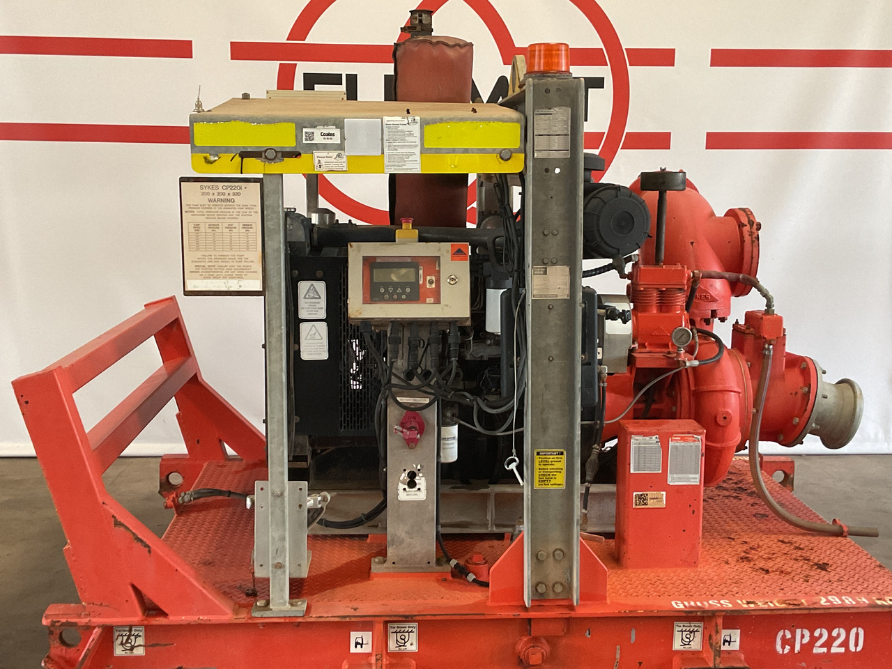 Sykes CP220i water pump, very complete. Perkins powered water pump. - Pompë uji: foto 2 Sykes CP220i water pump, very complete. Perkins powered water pump. - Pompë uji: foto 2