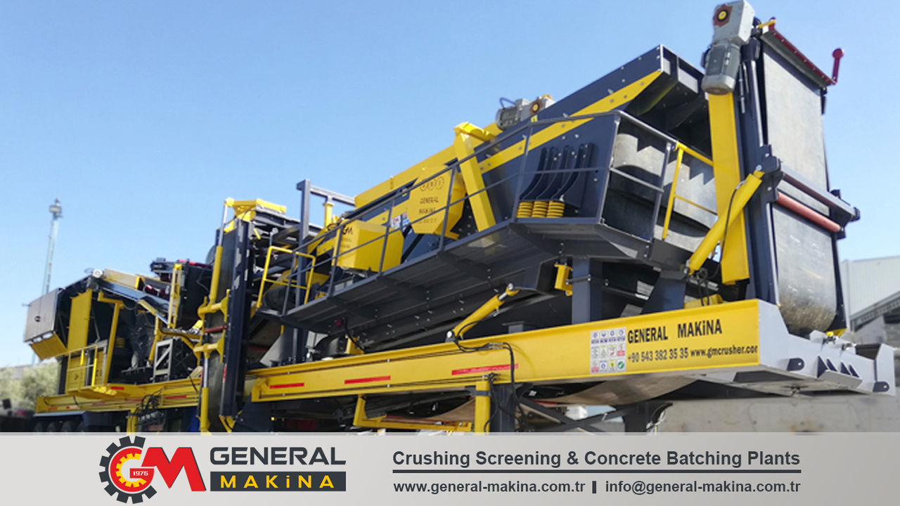Gurëthyesi i lëvizshëm i ri GENERAL MAKİNA HOT Sale Crushing Plants: foto 8 Gurëthyesi i lëvizshëm i ri GENERAL MAKİNA HOT Sale Crushing Plants: foto 8