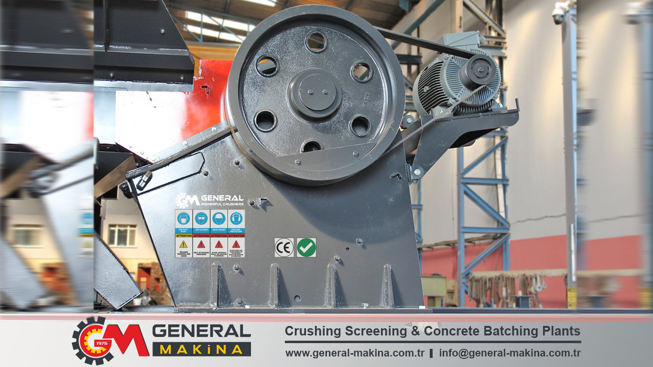 General Makina High Quality Jaw Crusher - Thërrmues e nofullës: foto 1 General Makina High Quality Jaw Crusher - Thërrmues e nofullës: foto 1