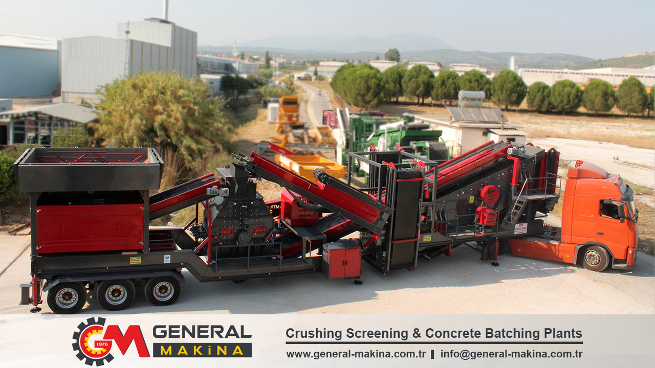 General Makina Mobile Sand Machine - Gurëthyesi i lëvizshëm: foto 1 General Makina Mobile Sand Machine - Gurëthyesi i lëvizshëm: foto 1