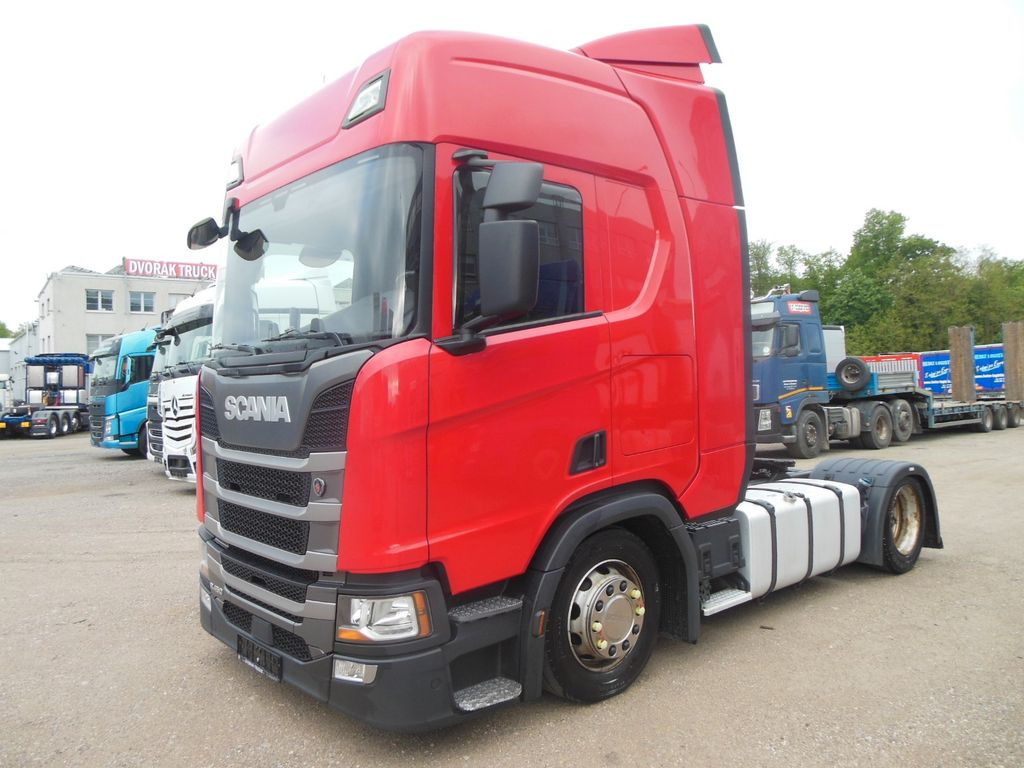 Scania R450 LOWDECK, RETARDER, STANDKLIMA, VOLL LUFT - Gjysmë-kamion: foto 1 Scania R450 LOWDECK, RETARDER, STANDKLIMA, VOLL LUFT - Gjysmë-kamion: foto 1