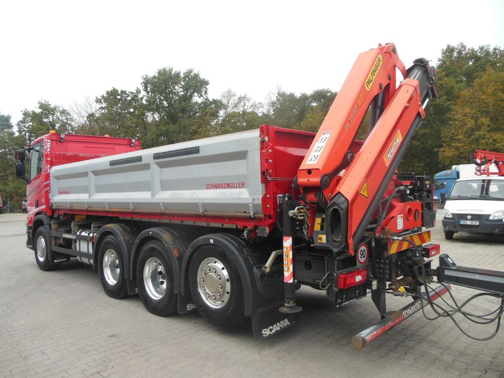 Scania R 580,8X4,KIPPER,BORDMATIC,PALFINGER PK 19.001 - Kamion vetëshkarkues, Kamion me vinç: foto 4 Scania R 580,8X4,KIPPER,BORDMATIC,PALFINGER PK 19.001 - Kamion vetëshkarkues, Kamion me vinç: foto 4