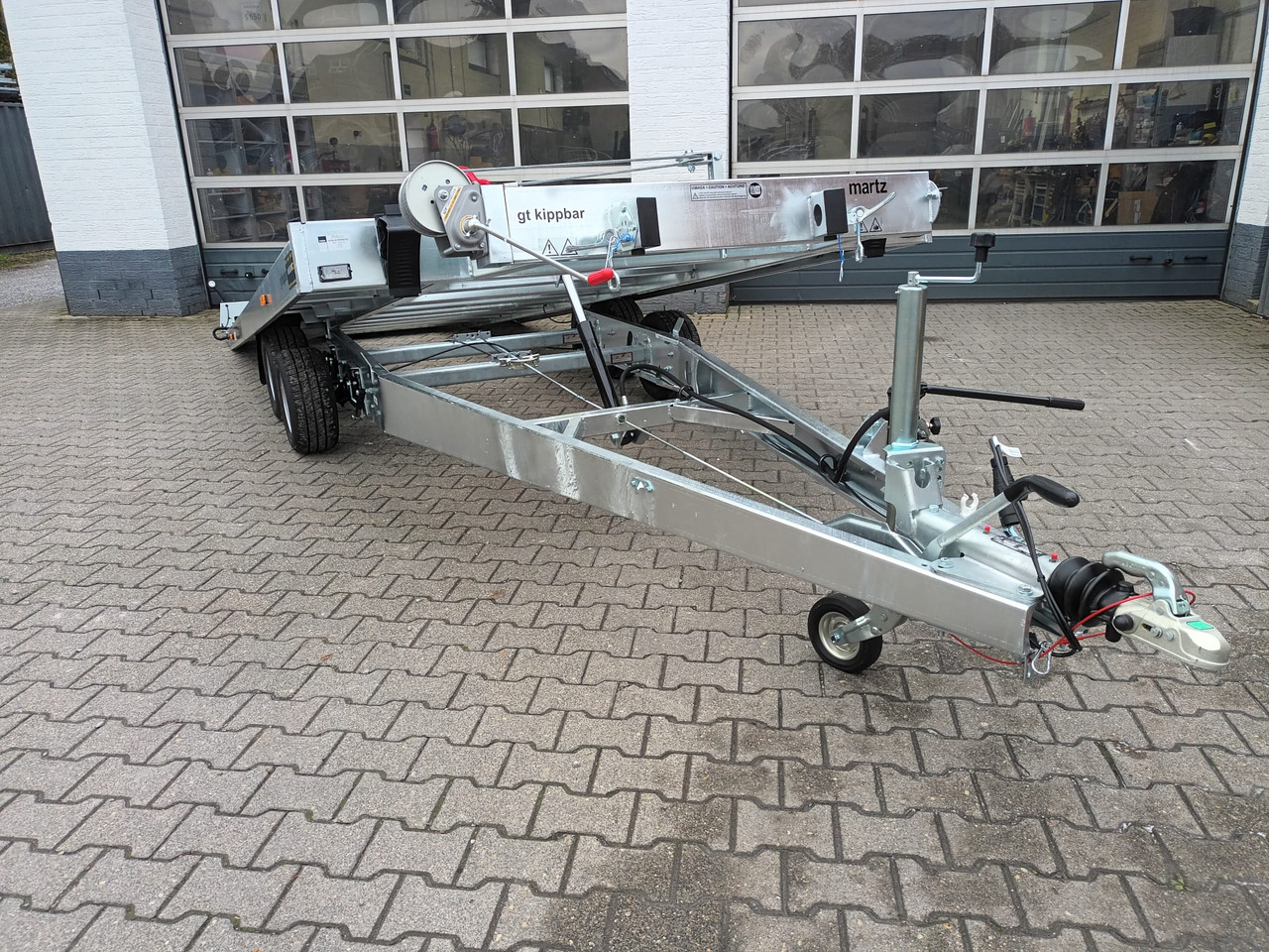 Martz Cartrailer GT KIPP 480/2 3T 480x205cm Profi Lohr Stahl & Aluboden 3000kg 100km/H - Rimorkio autotransportuese: foto 1 Martz Cartrailer GT KIPP 480/2 3T 480x205cm Profi Lohr Stahl & Aluboden 3000kg 100km/H - Rimorkio autotransportuese: foto 1