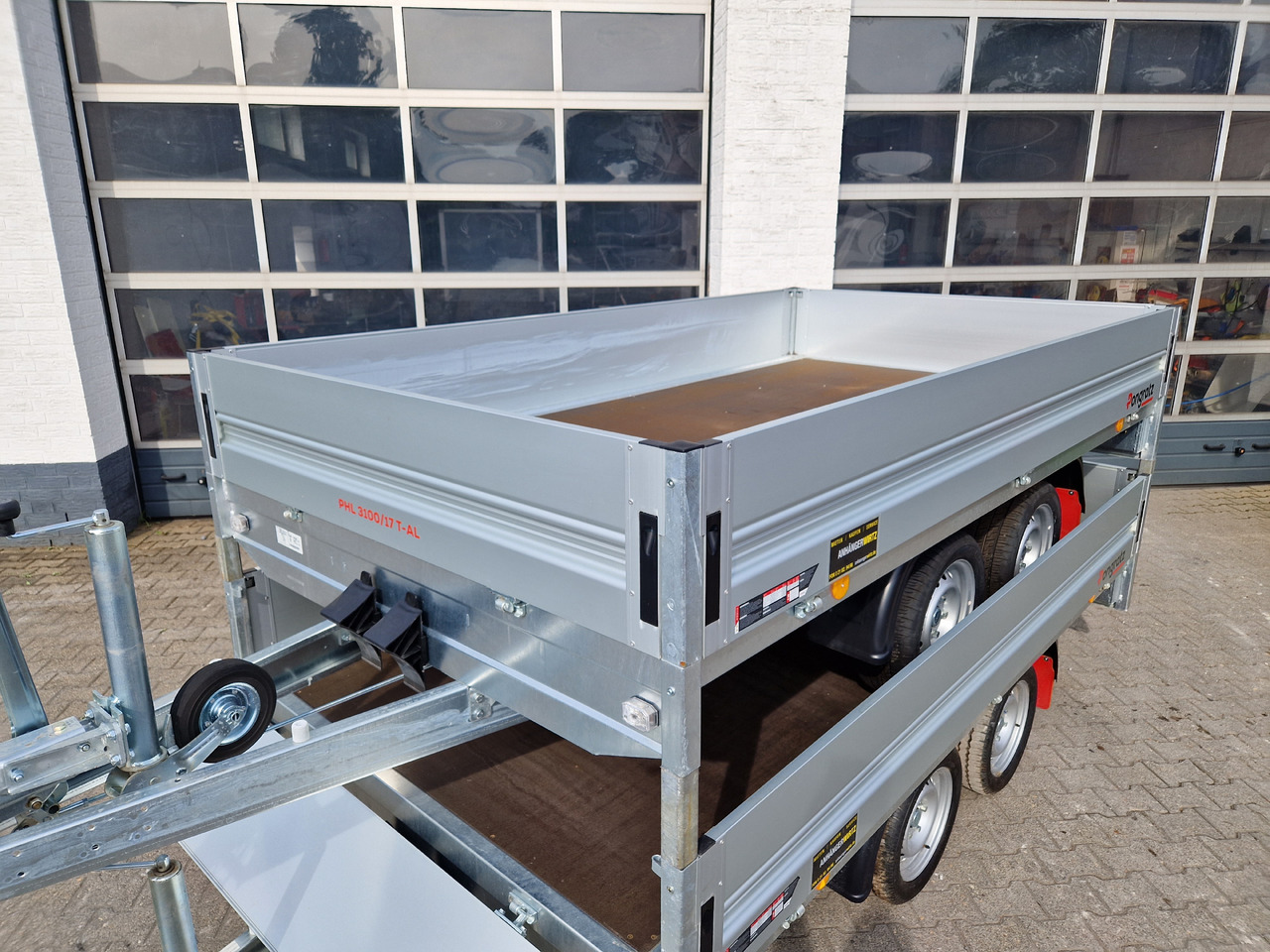 Pongratz Pritschenhochlader PHL 3100/17 T-AL-S 310x170x36cm 13" (M) 2000kg - Rimorkio e hapur/ Platformë: foto 1 Pongratz Pritschenhochlader PHL 3100/17 T-AL-S 310x170x36cm 13" (M) 2000kg - Rimorkio e hapur/ Platformë: foto 1