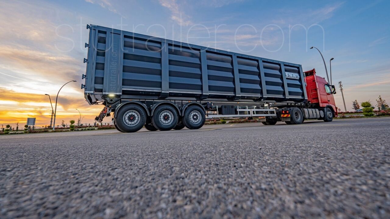 Gjysmë rimorkio vetëshkarkuese i ri STU SCRAP TIPPER TRAILER / FROM 55 TO 81 M3: foto 32