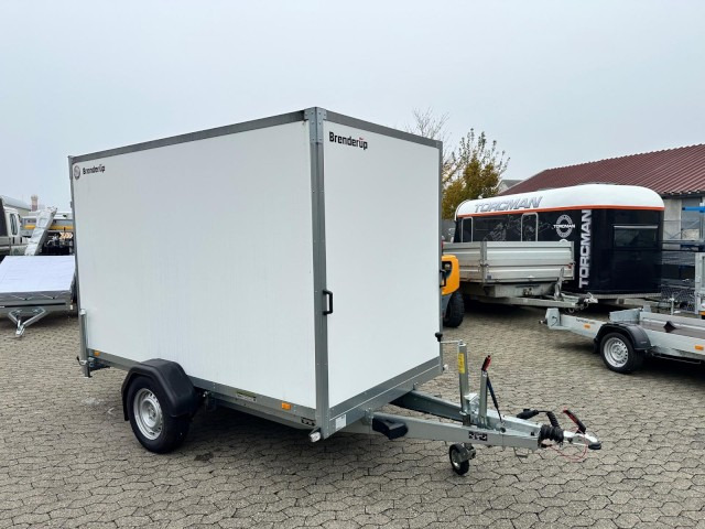 Brenderup Cargo Dynamic CD300BR1300 Rampe Kofferanhänger 1,3 to. 300x155x185cm - Rimorkio me vagonetë të mbyllur: foto 1 Brenderup Cargo Dynamic CD300BR1300 Rampe Kofferanhänger 1,3 to. 300x155x185cm - Rimorkio me vagonetë të mbyllur: foto 1