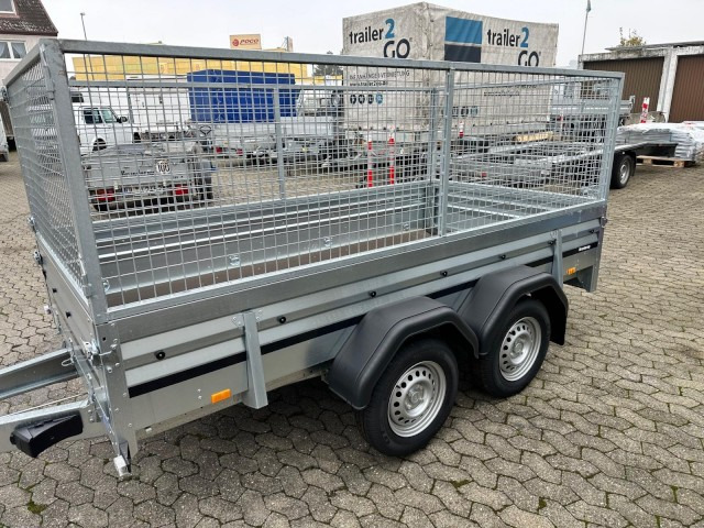 Brenderup Tieflader 2300S Stahl mit Laubgitter, 2,0 to. 3010x1530x400mm - Rimorkio makine: foto 4 Brenderup Tieflader 2300S Stahl mit Laubgitter, 2,0 to. 3010x1530x400mm - Rimorkio makine: foto 4