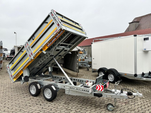 Brian James Cargo Tipper 2, Heckkipper 526-3116-35-2-12, 3100 x 1600 x 300 mm, 3,5 to. - Rimorkio vetëshkarkuese: foto 1 Brian James Cargo Tipper 2, Heckkipper 526-3116-35-2-12, 3100 x 1600 x 300 mm, 3,5 to. - Rimorkio vetëshkarkuese: foto 1