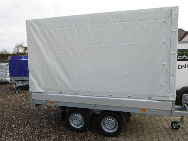 Hapert Azure H-2 Hochlader 3050 x 1600 x 300 mm, mit Plane 180 cm grau ZG 2,0 to. - Rimorkio makine: foto 3 Hapert Azure H-2 Hochlader 3050 x 1600 x 300 mm, mit Plane 180 cm grau ZG 2,0 to. - Rimorkio makine: foto 3