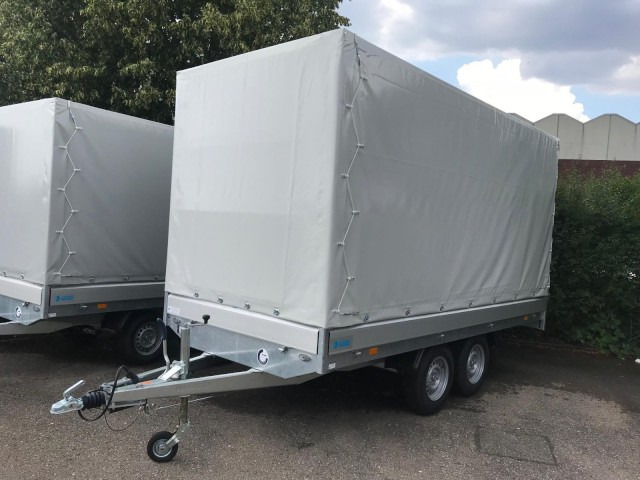 Hapert Azure H-2 Hochlader mit Hochplane 200 cm Lichte Höhe, mit Schiebeplane, 4050 x 1800 x 300 mm, ZG 2,7 to. - Rimorkio makine: foto 1 Hapert Azure H-2 Hochlader mit Hochplane 200 cm Lichte Höhe, mit Schiebeplane, 4050 x 1800 x 300 mm, ZG 2,7 to. - Rimorkio makine: foto 1