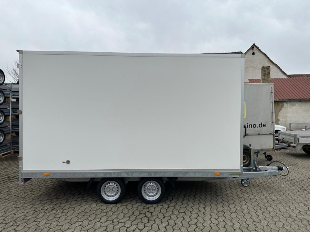 Hapert Sapphire H-2 400x200x210cm, ZG 3,0 to., Koffer Türe - Rimorkio me vagonetë të mbyllur: foto 1 Hapert Sapphire H-2 400x200x210cm, ZG 3,0 to., Koffer Türe - Rimorkio me vagonetë të mbyllur: foto 1