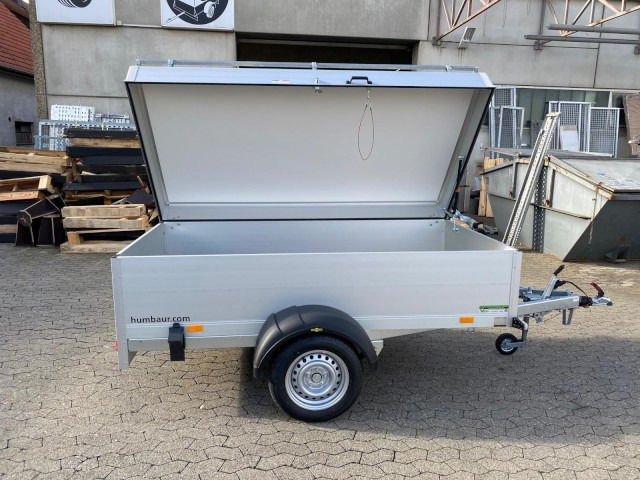 Humbaur HA 132513-5 mit Holz-Alu Deckel mit Reling 1300 kg, 2510 x 1310 x 500mm, 100 km/h - Rimorkio makine: foto 5 Humbaur HA 132513-5 mit Holz-Alu Deckel mit Reling 1300 kg, 2510 x 1310 x 500mm, 100 km/h - Rimorkio makine: foto 5