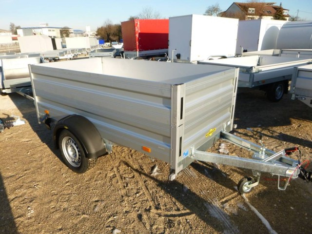 Humbaur HA 132513 mit KV und Bordwandaufsatz, 1300 kg, 2510 x 1310 x 350mm - Rimorkio makine: foto 1 Humbaur HA 132513 mit KV und Bordwandaufsatz, 1300 kg, 2510 x 1310 x 350mm - Rimorkio makine: foto 1