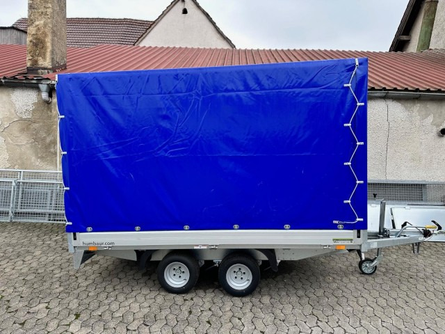 Humbaur HN 253118 Hochlader 2,5 to. Hochplane 200 cm, 100 km/h, 3100 x 1850 x 350 mm - Rimorkio makine: foto 3 Humbaur HN 253118 Hochlader 2,5 to. Hochplane 200 cm, 100 km/h, 3100 x 1850 x 350 mm - Rimorkio makine: foto 3