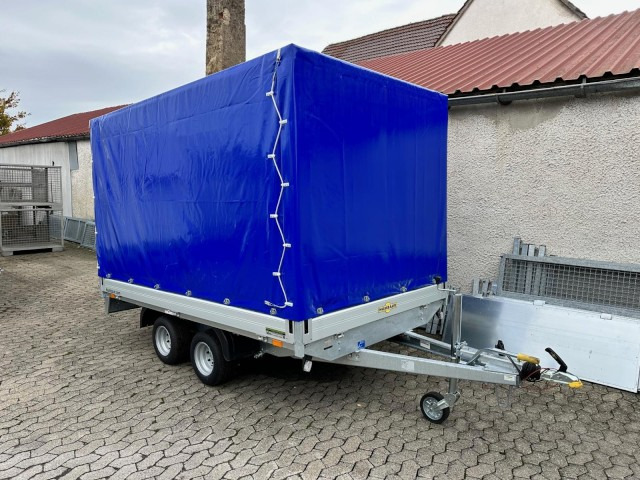 Humbaur HN 253118 Hochlader 2,5 to. Hochplane 200 cm, 100 km/h, 3100 x 1850 x 350 mm - Rimorkio makine: foto 1 Humbaur HN 253118 Hochlader 2,5 to. Hochplane 200 cm, 100 km/h, 3100 x 1850 x 350 mm - Rimorkio makine: foto 1
