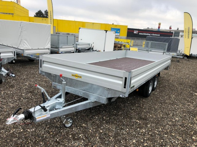 Humbaur HN 254118 Hochlader 2,5 to. 4100 x 1850 x 350 mm - Rimorkio makine: foto 1 Humbaur HN 254118 Hochlader 2,5 to. 4100 x 1850 x 350 mm - Rimorkio makine: foto 1