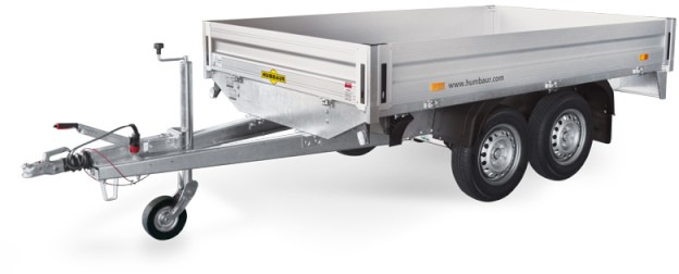 Humbaur HT 253118 Hochlader 2,5 to. 3100 x 1850 x 350 mm - Rimorkio makine: foto 1 Humbaur HT 253118 Hochlader 2,5 to. 3100 x 1850 x 350 mm - Rimorkio makine: foto 1