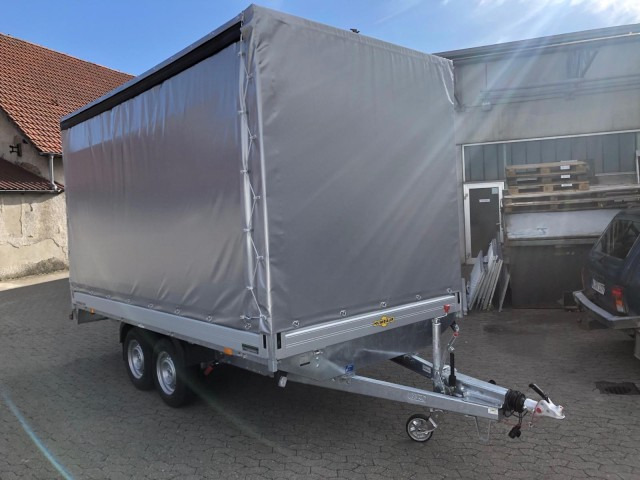 Humbaur HT 354121 Hochlader mit Hochplane 220 cm, 100 km/h 3,5 to. 4100 x 2100 x 350 mm - Rimorkio makine: foto 1 Humbaur HT 354121 Hochlader mit Hochplane 220 cm, 100 km/h 3,5 to. 4100 x 2100 x 350 mm - Rimorkio makine: foto 1