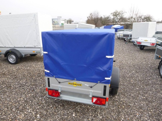Humbaur Startrailer H 752010 mit Hochplane 750 kg 2050x1095x300mm - Rimorkio makine: foto 5 Humbaur Startrailer H 752010 mit Hochplane 750 kg 2050x1095x300mm - Rimorkio makine: foto 5