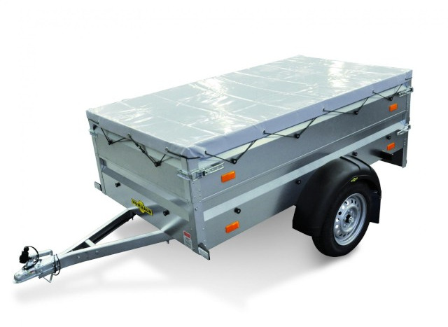 Humbaur Steely mit BW-Aufsatz+Flachplane 2050x1095x300mm - Rimorkio makine: foto 1 Humbaur Steely mit BW-Aufsatz+Flachplane 2050x1095x300mm - Rimorkio makine: foto 1