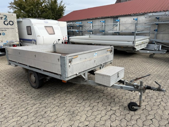 Hymer Anhänger Hochlader, 1000 kg, 2980 x 1920 x 400 mm - Rimorkio makine: foto 1 Hymer Anhänger Hochlader, 1000 kg, 2980 x 1920 x 400 mm - Rimorkio makine: foto 1