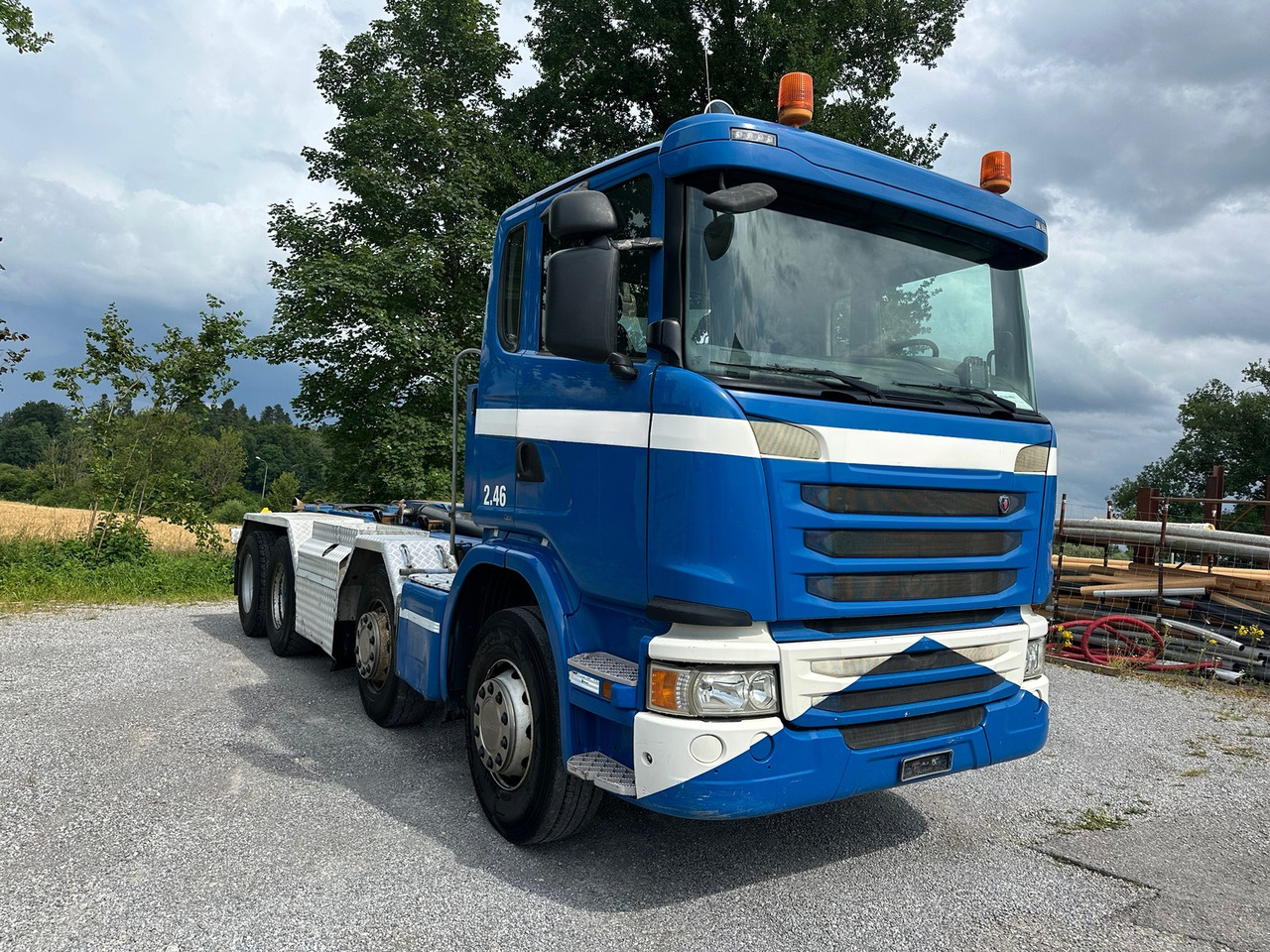 SCANIA G450 8x4 Abrollkipper - Kamion vetëngarkues: foto 3 SCANIA G450 8x4 Abrollkipper - Kamion vetëngarkues: foto 3