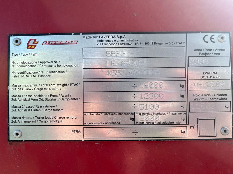 Autokombajnë Laverda M 304: foto 12 Autokombajnë Laverda M 304: foto 12