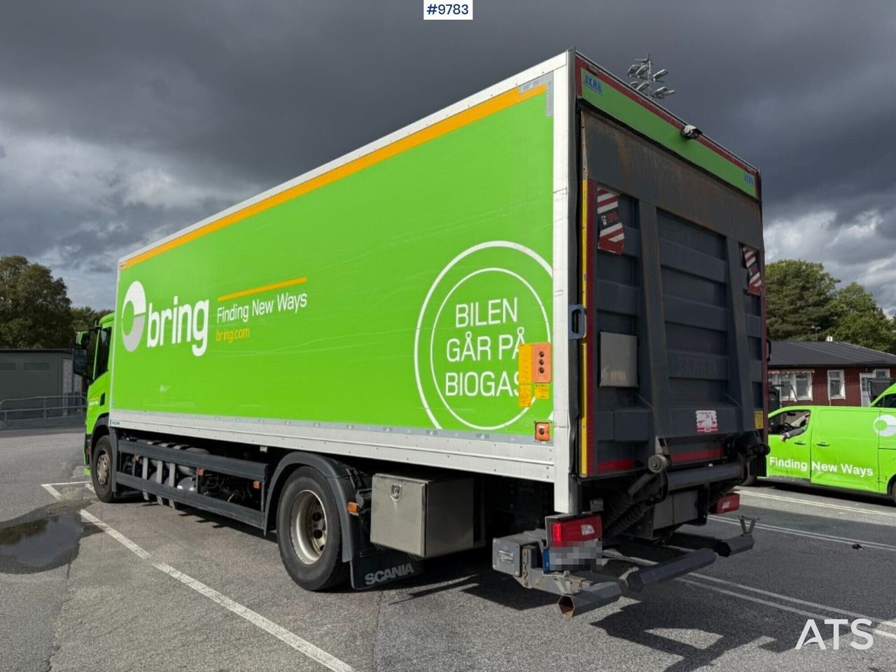 Box truck Scania P280 gas-powered - Kamion vagonetë: foto 3 Box truck Scania P280 gas-powered - Kamion vagonetë: foto 3