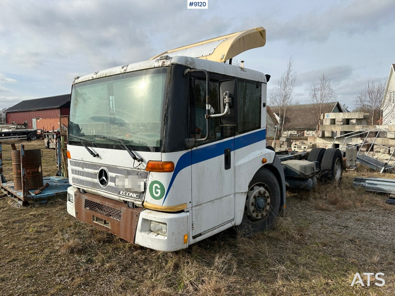 Chassis, Mercedes Benz Econic 1828, Rep. object - Kamion kabinë-shasi: foto 1 Chassis, Mercedes Benz Econic 1828, Rep. object - Kamion kabinë-shasi: foto 1