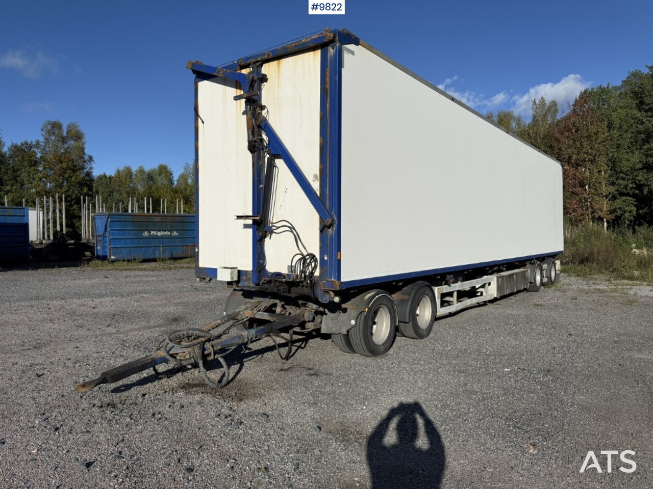Chipper Trailer EKSJÖVAGNEN FS 18-20 - Rimorkio me vagonetë të mbyllur: foto 2 Chipper Trailer EKSJÖVAGNEN FS 18-20 - Rimorkio me vagonetë të mbyllur: foto 2