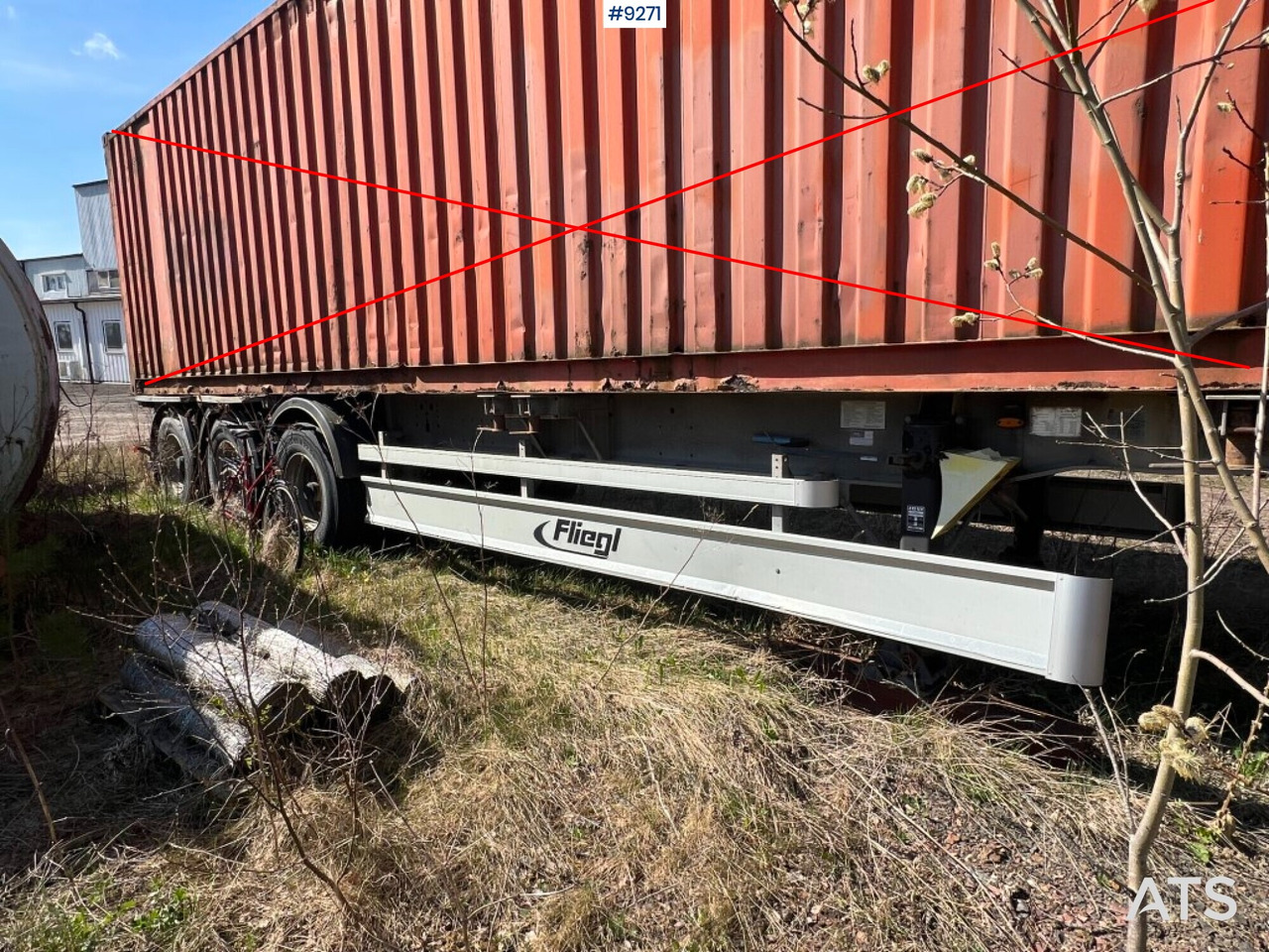 Container trailer- FLIEGL - Transportjer kontejnerësh/ Gjysmë rimorkio me karroceri të çmontueshme: foto 2 Container trailer- FLIEGL - Transportjer kontejnerësh/ Gjysmë rimorkio me karroceri të çmontueshme: foto 2
