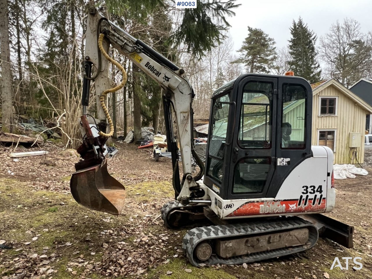 Miniekskavator Excavator - Bobcat 334 (SEE VIDEO): foto 20