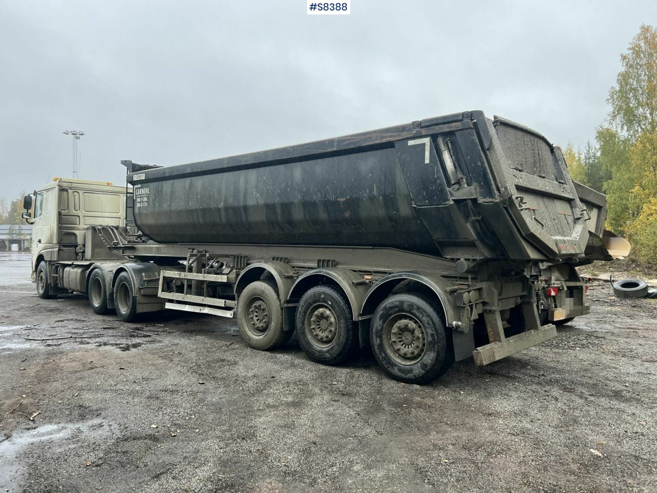 DAF XF 510 Tractor unit with Carnehl Tipper trailer - Gjysmë-kamion: foto 3 DAF XF 510 Tractor unit with Carnehl Tipper trailer - Gjysmë-kamion: foto 3