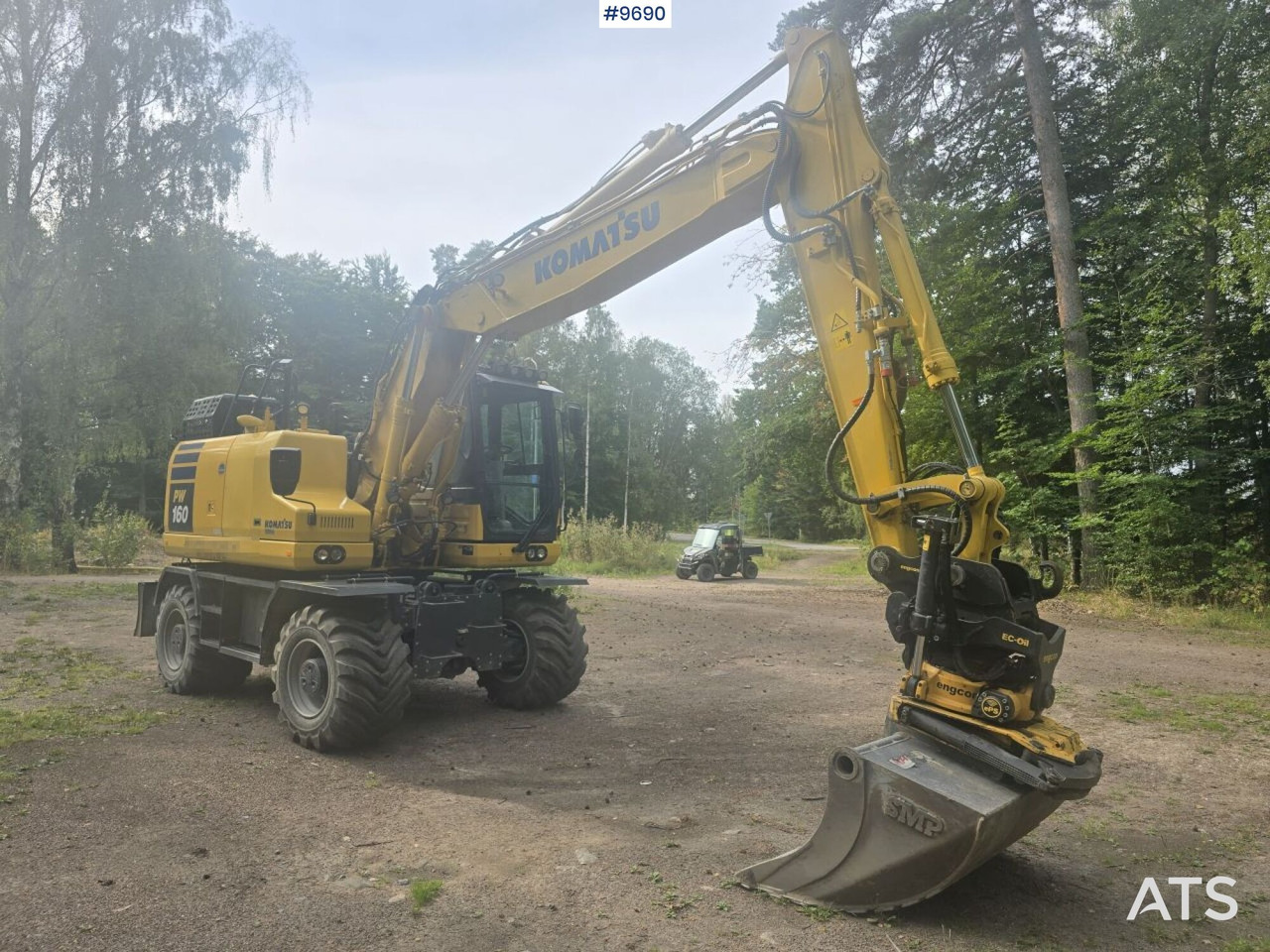 Komatsu PW160-11 with machine control - Ekskavator me goma: foto 2 Komatsu PW160-11 with machine control - Ekskavator me goma: foto 2