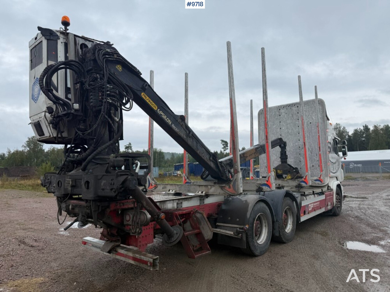 Log truck Scania R520 with crane - Kamion për transport druri, Kamion me vinç: foto 5 Log truck Scania R520 with crane - Kamion për transport druri, Kamion me vinç: foto 5