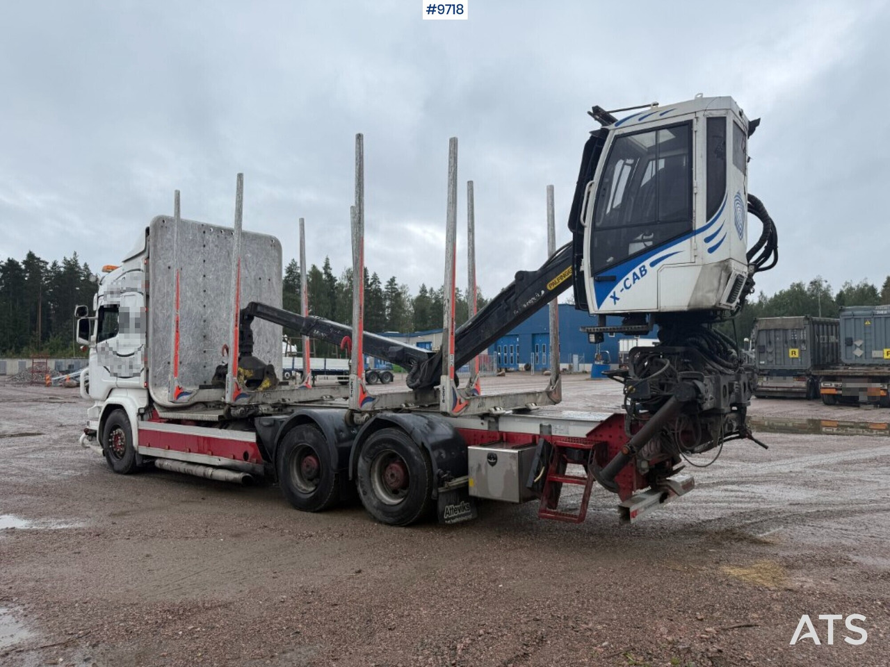 Log truck Scania R520 with crane - Kamion për transport druri, Kamion me vinç: foto 3 Log truck Scania R520 with crane - Kamion për transport druri, Kamion me vinç: foto 3