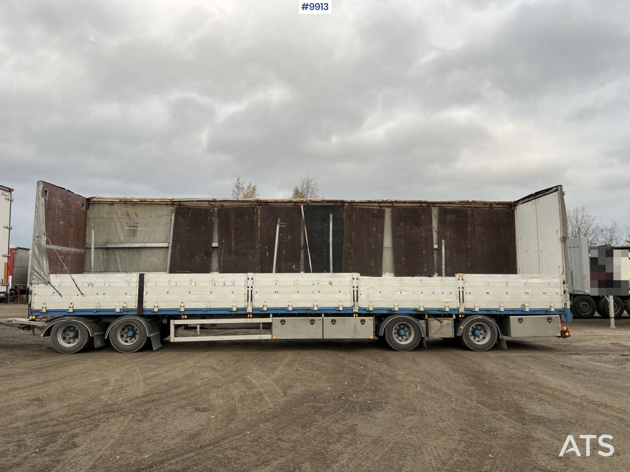 PARATOR SCV 18-20 Truck trailer with folding sides - Rimorkio e hapur/ Platformë: foto 2 PARATOR SCV 18-20 Truck trailer with folding sides - Rimorkio e hapur/ Platformë: foto 2