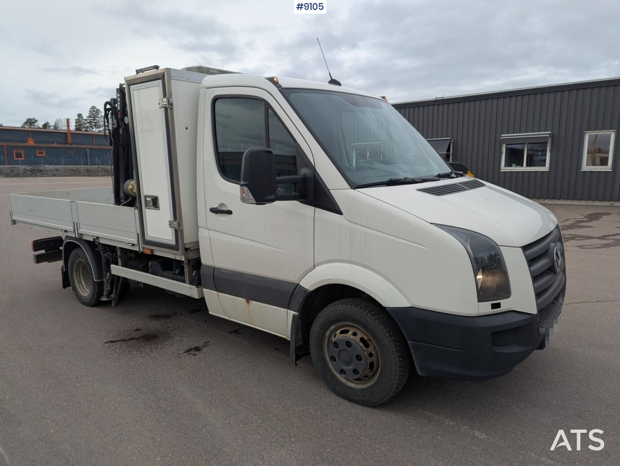 Pickup Crane Truck VW Crafter 50 2.5 TDI with HIAB crane (SEE VIDEO) - Kamion me vinç: foto 2 Pickup Crane Truck VW Crafter 50 2.5 TDI with HIAB crane (SEE VIDEO) - Kamion me vinç: foto 2