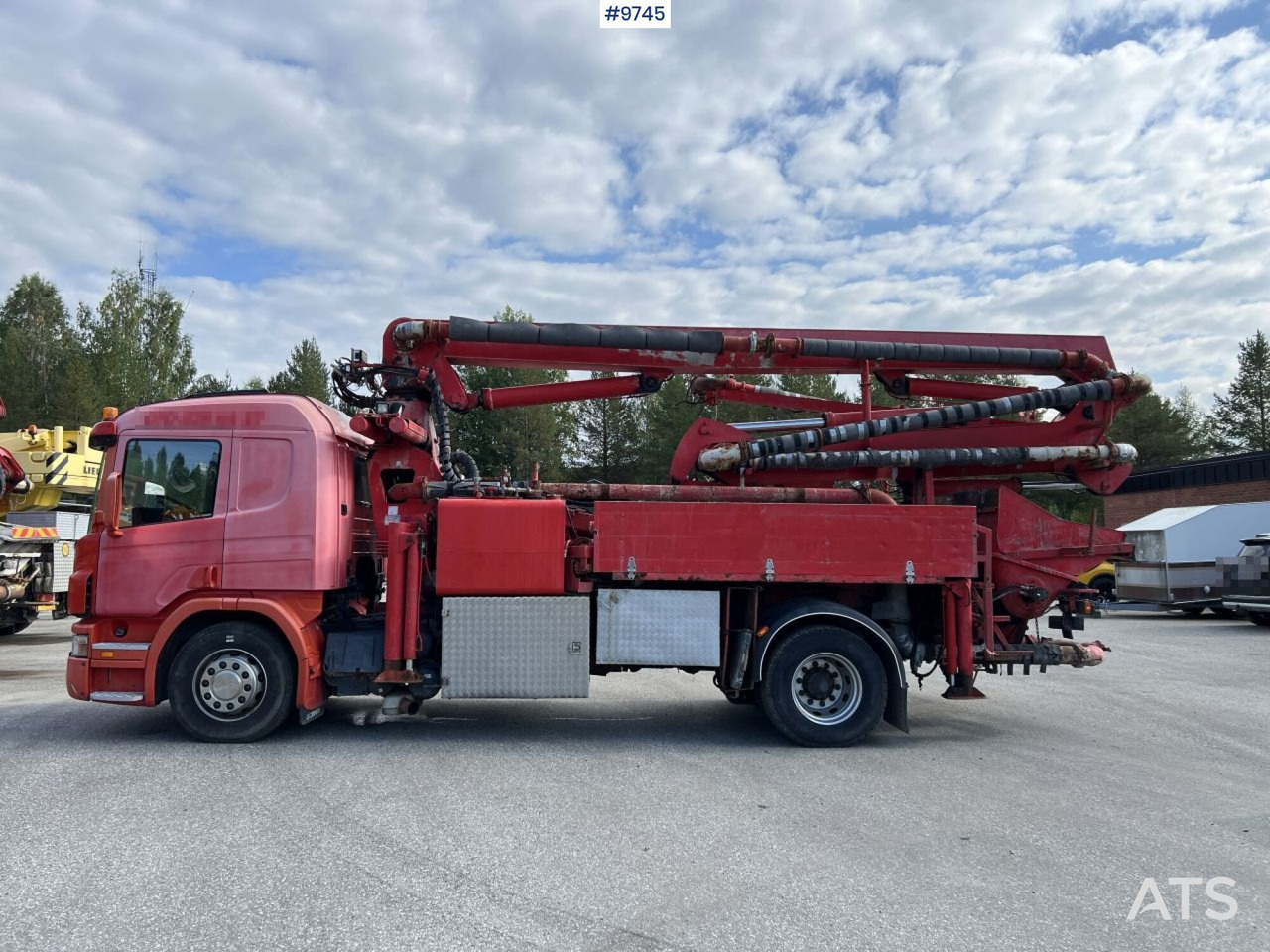 Scania P230 with Concrete pump - Pompë betoni: foto 3 Scania P230 with Concrete pump - Pompë betoni: foto 3