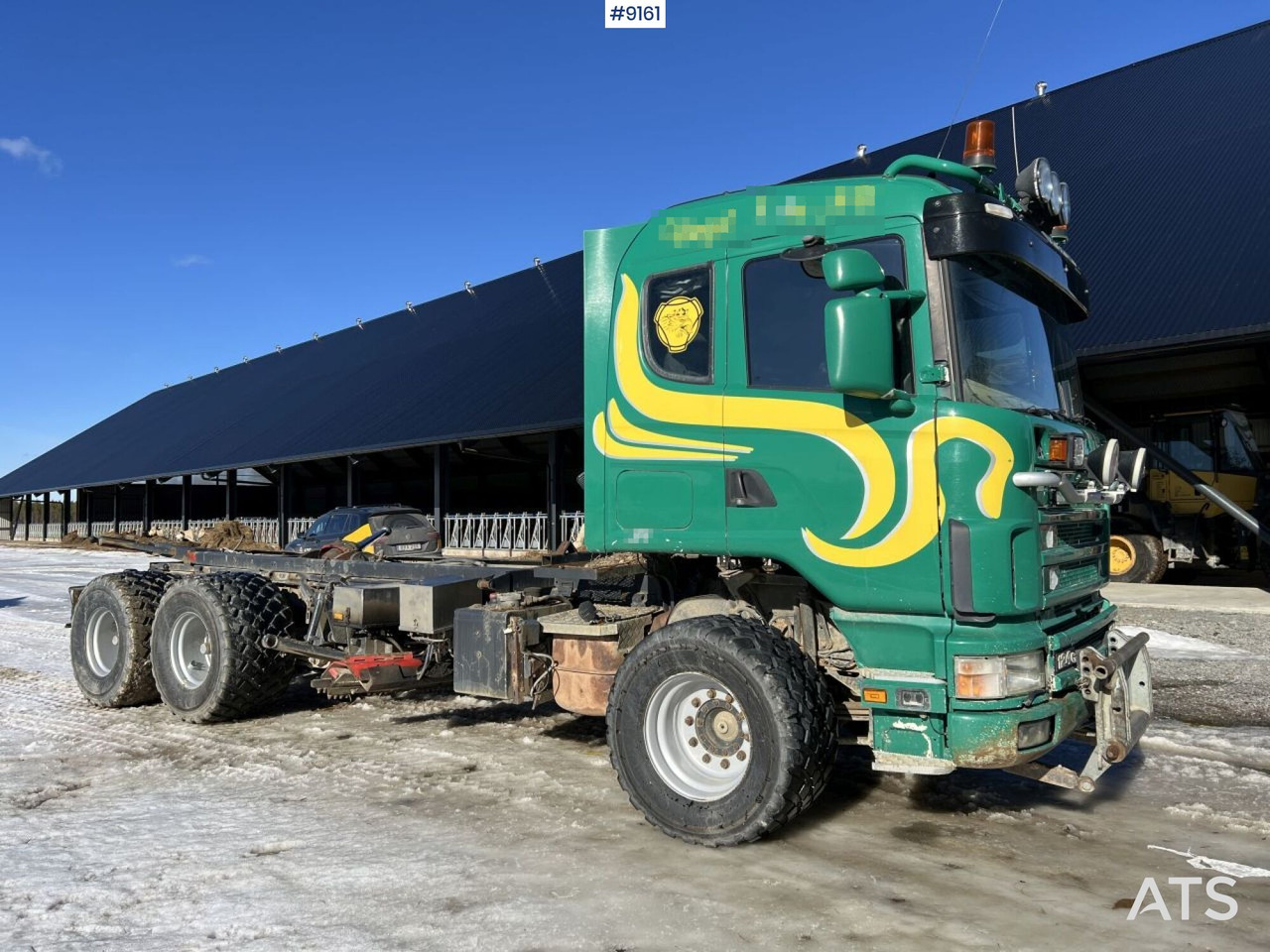 Scania R124 with cameleont quick lock, underbite and plow attachments - Kamion kabinë-shasi: foto 1 Scania R124 with cameleont quick lock, underbite and plow attachments - Kamion kabinë-shasi: foto 1
